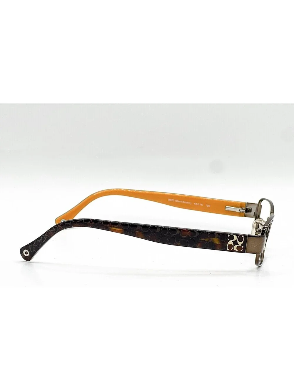 Coach HC 5001 9023 Dark Brown Rectangle Authentic Eyeglass Frames 48-16-135